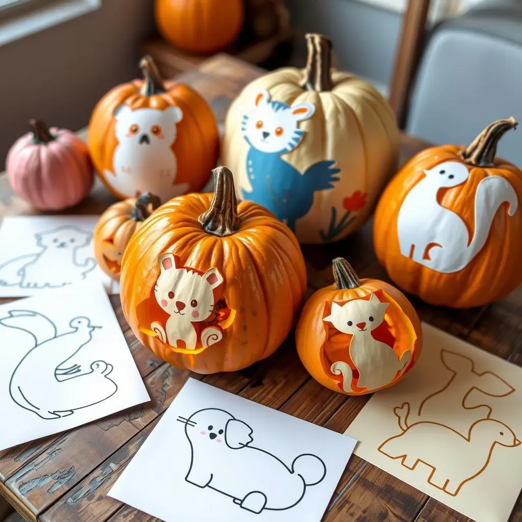 Cute Pumpkin Stencils and Templates