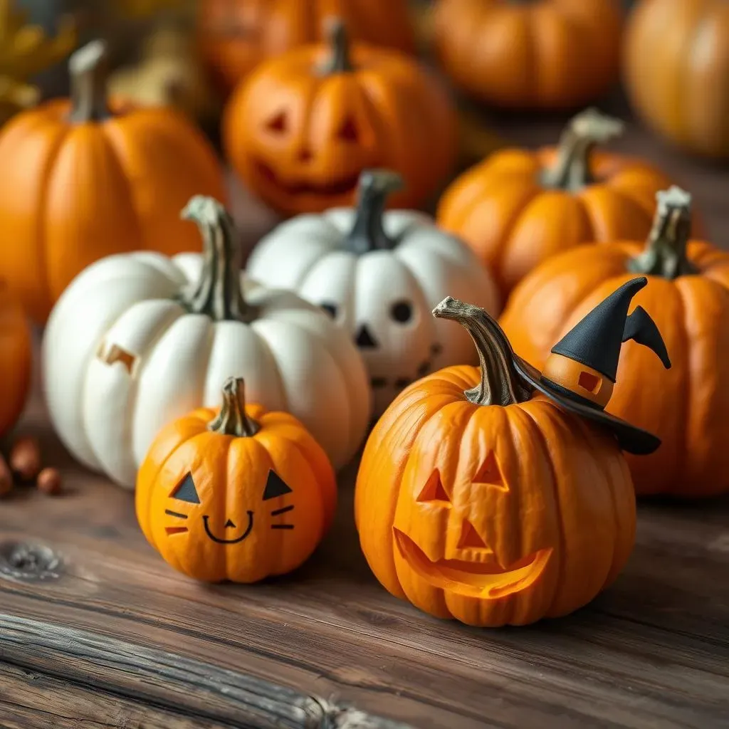 Super Cute Small Pumpkin Carving Ideas for a Spooky Season