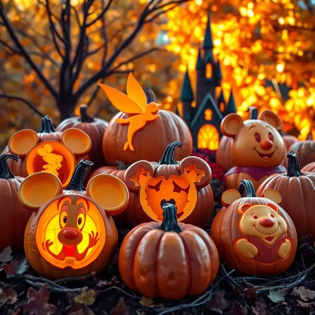 Disney Magic: Enchanting Pumpkin Designs