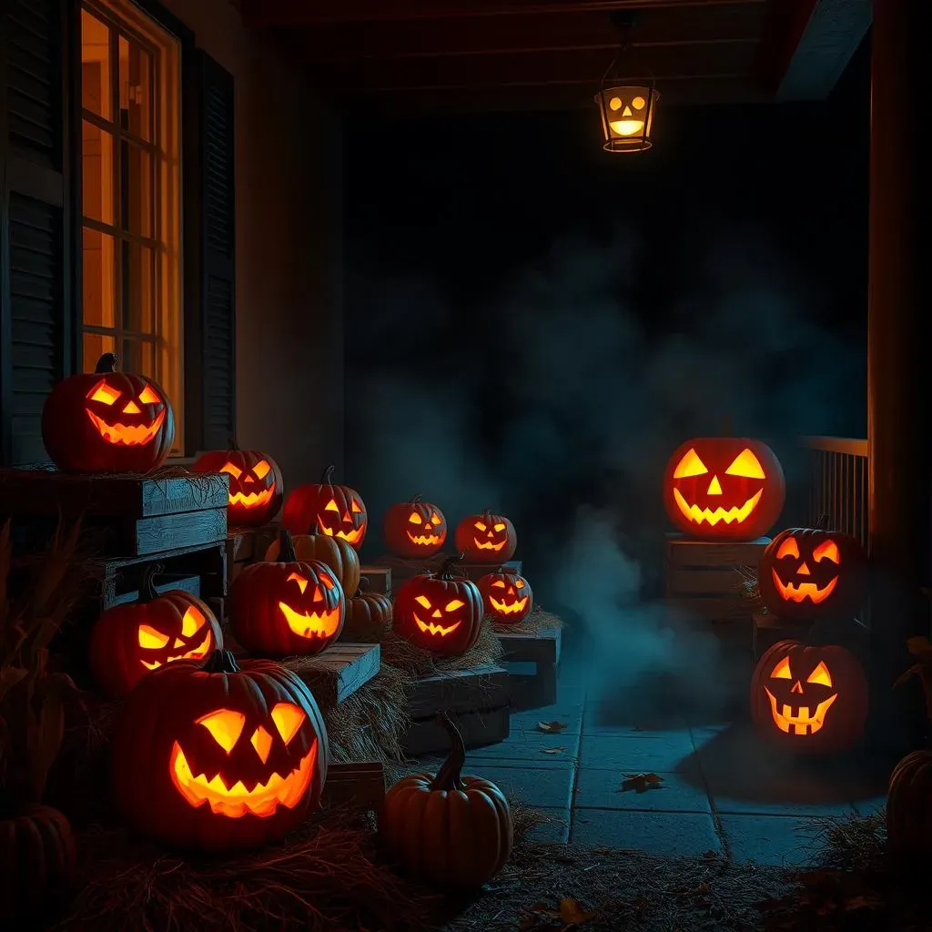 Displaying Your Cool Pumpkin Carvings: Lighting and Presentation