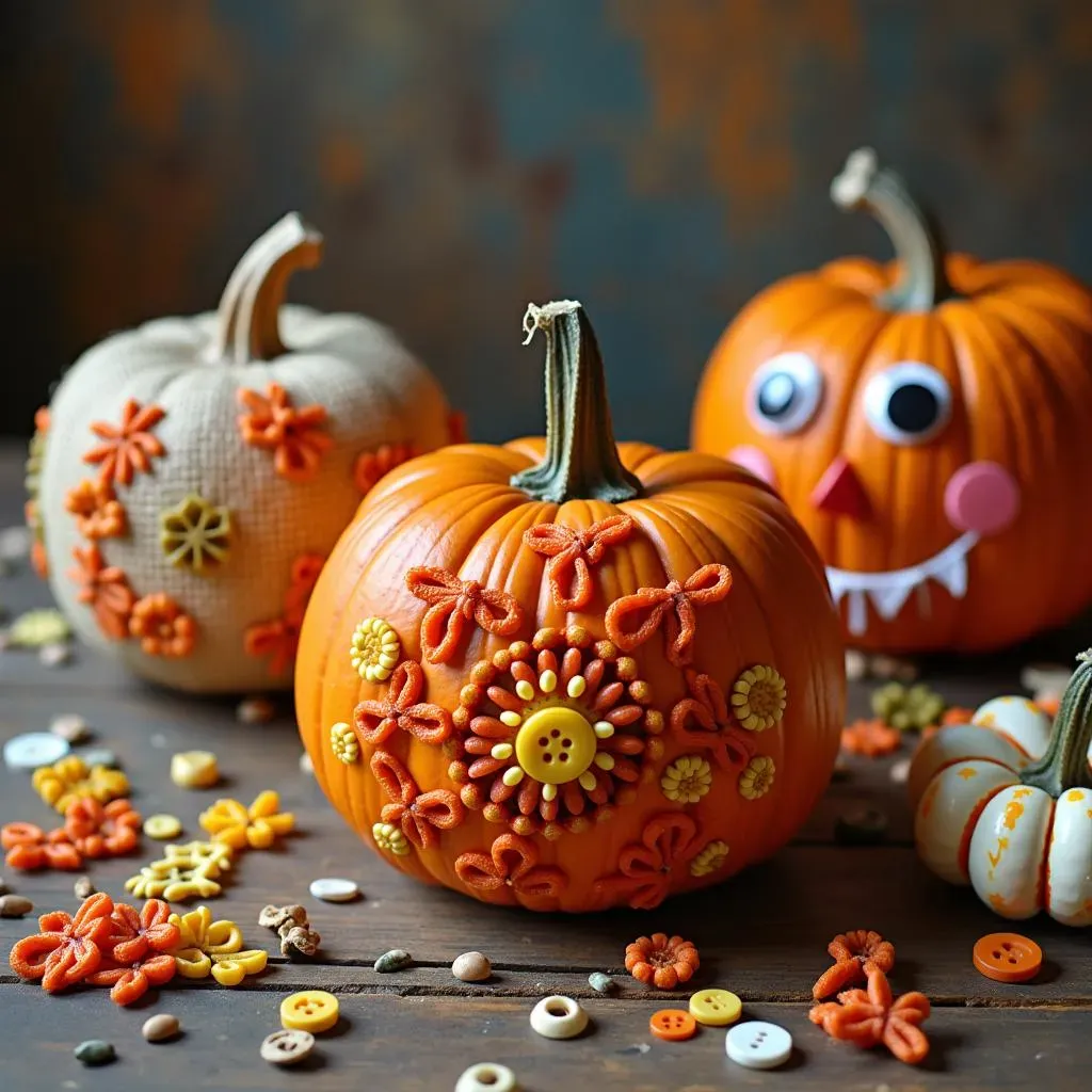 DIY Pumpkin Decorating Ideas Using Household Items for Contest Entries