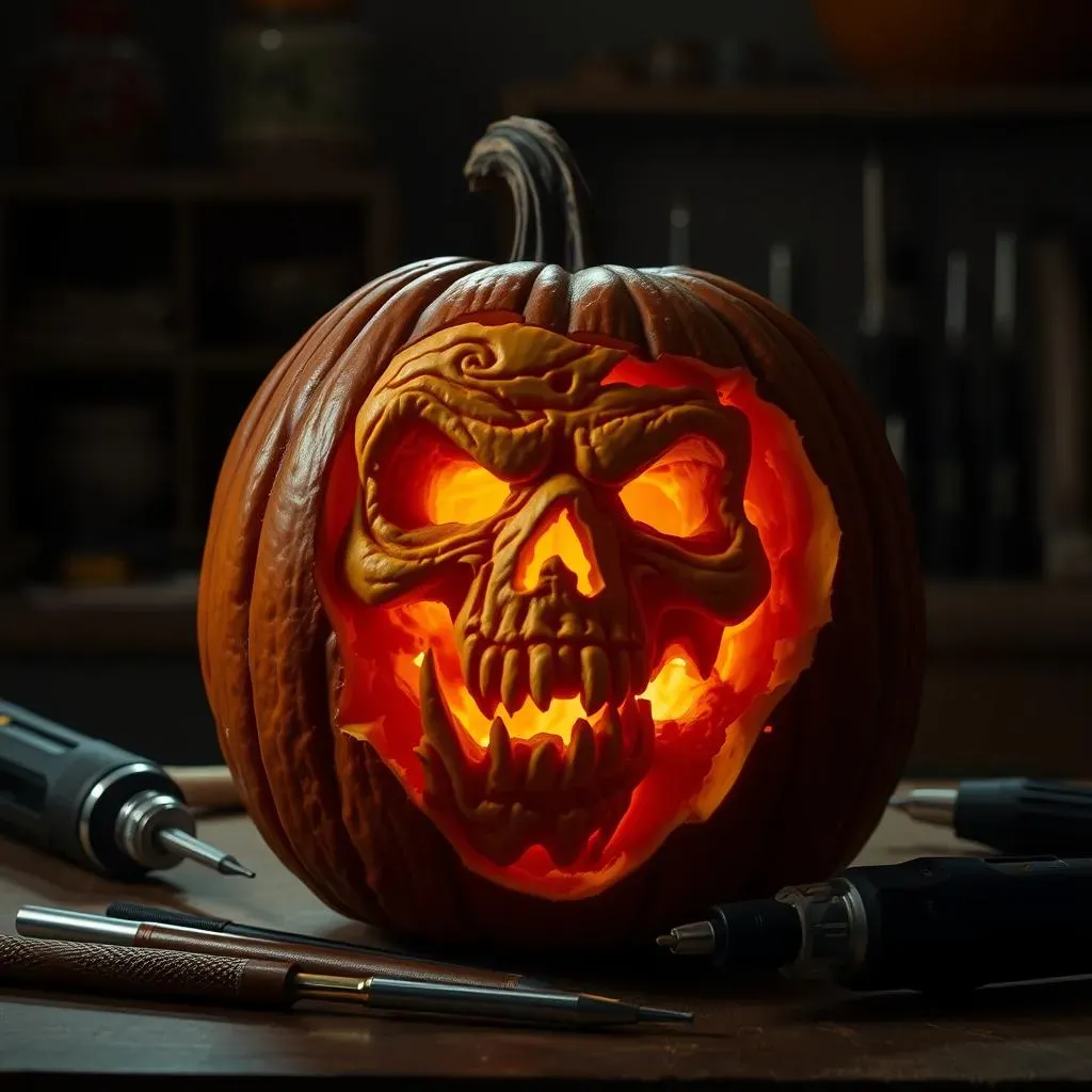 DIY Scary Pumpkin Carving: Advanced Techniques