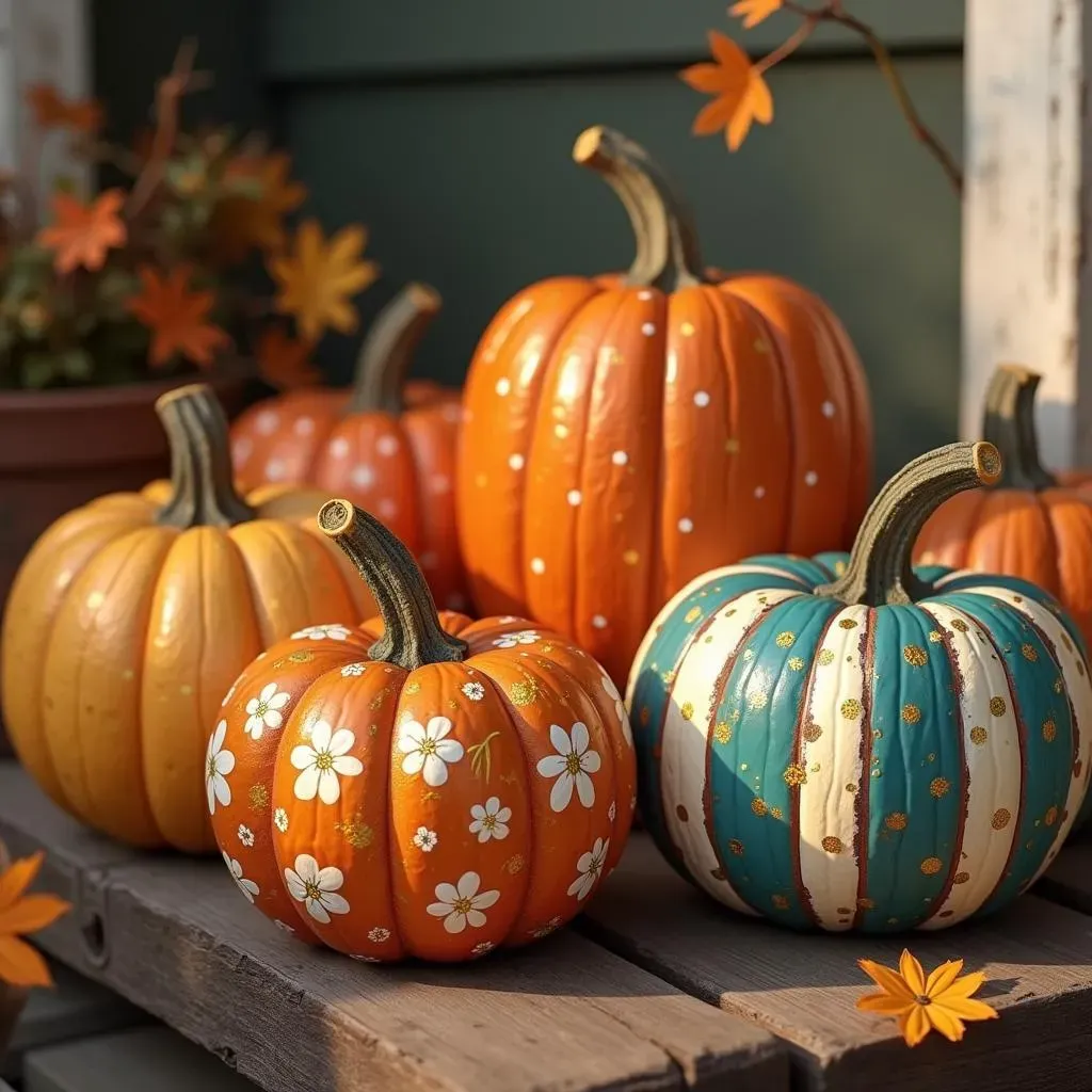 Easy & Adorable Painted Pumpkin Ideas