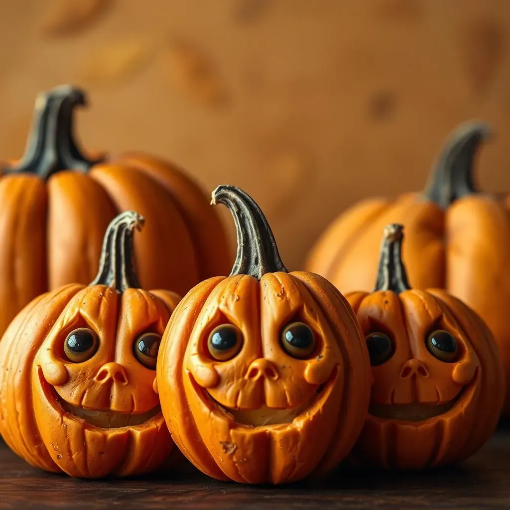 Easy and Adorable Pumpkin Faces: Cute Aesthetic Carving Ideas