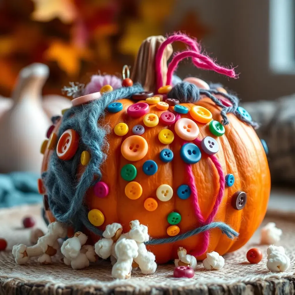 Easy and Creative Material Cute No Carve Pumpkin Ideas