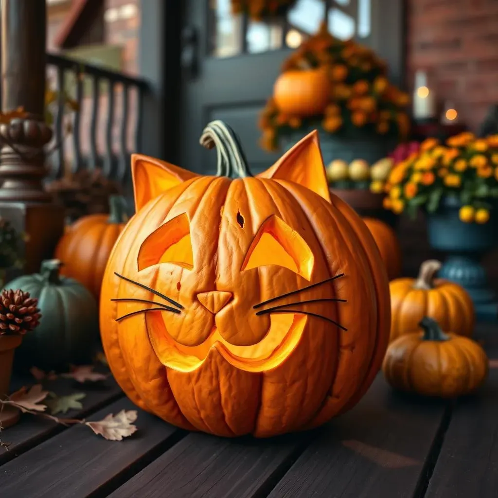 Amazing Easy Cat Pumpkin Carving Ideas for Halloween