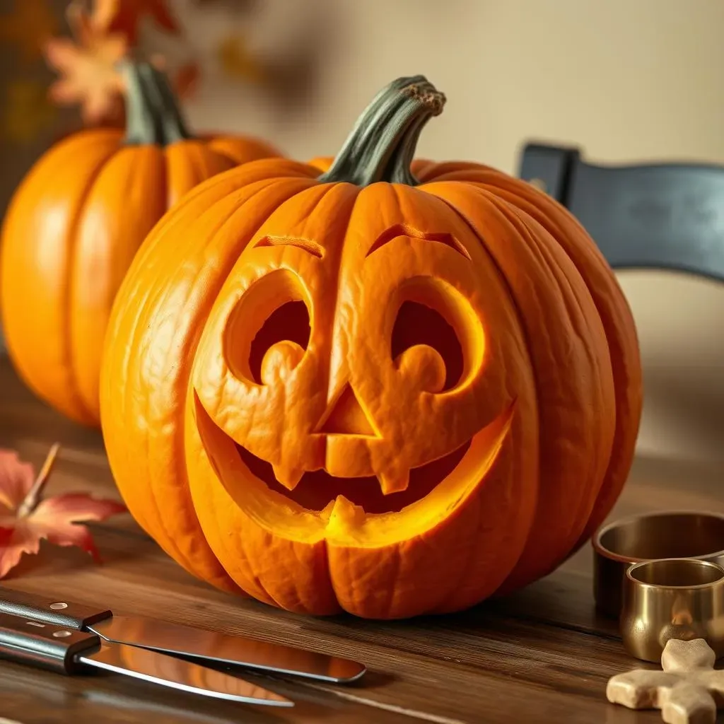 Easy Cute Pumpkin Carving Ideas for Beginners