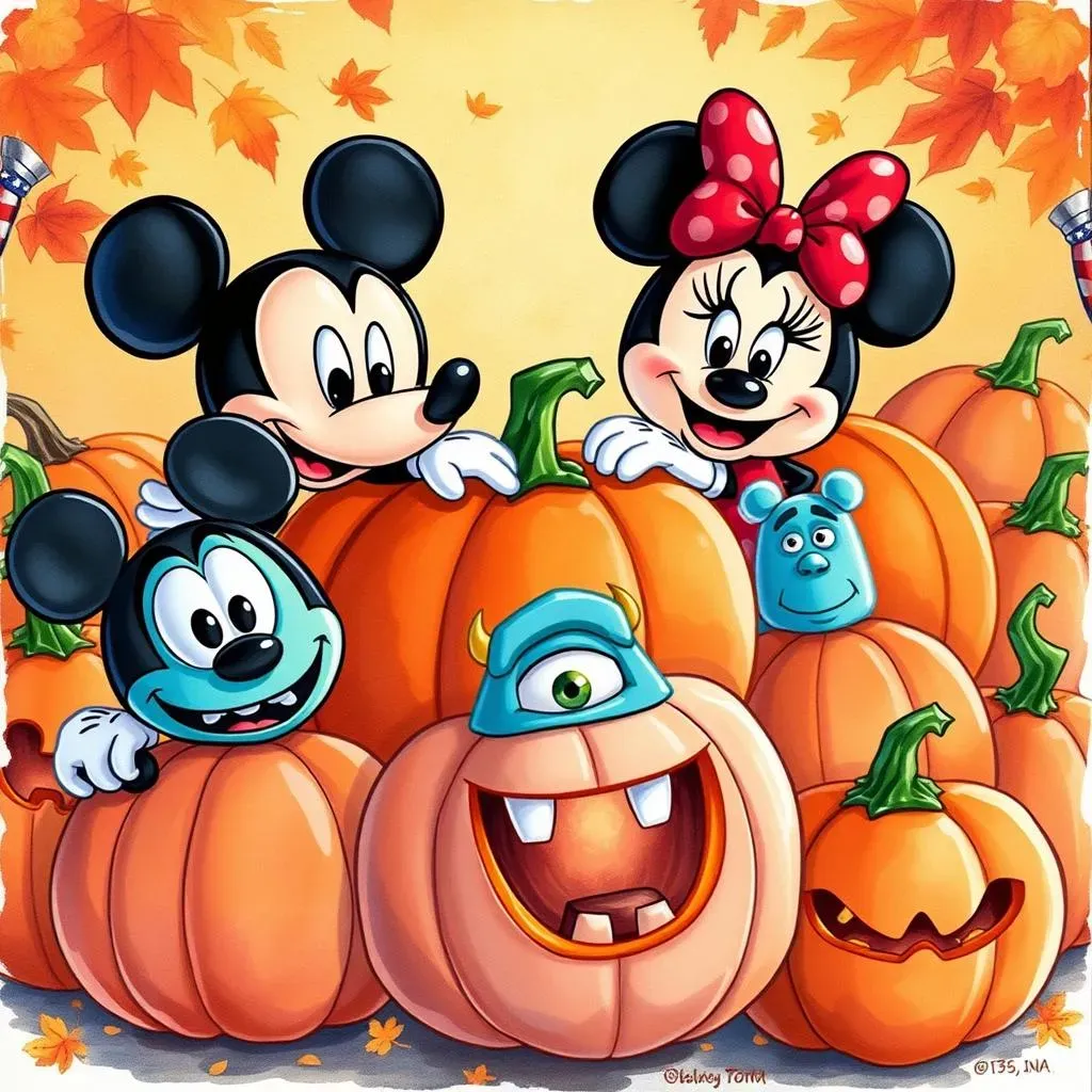 Easy Disney Character Pumpkin Carving Ideas