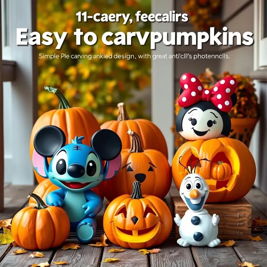 Amazing Easy Disney Pumpkin Carving Ideas for Halloween