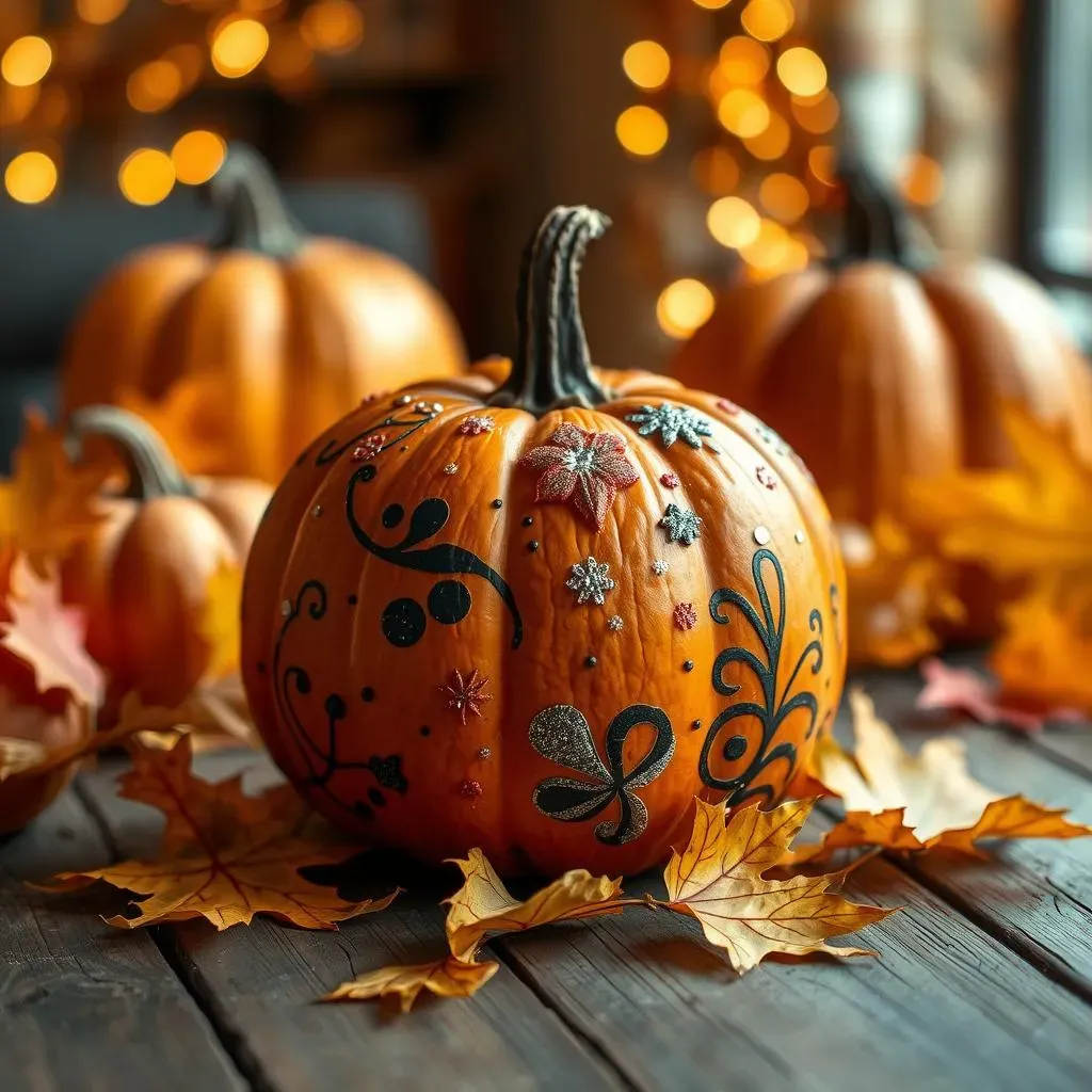 Easy NoCarve Pumpkin Decorating Ideas for Halloween