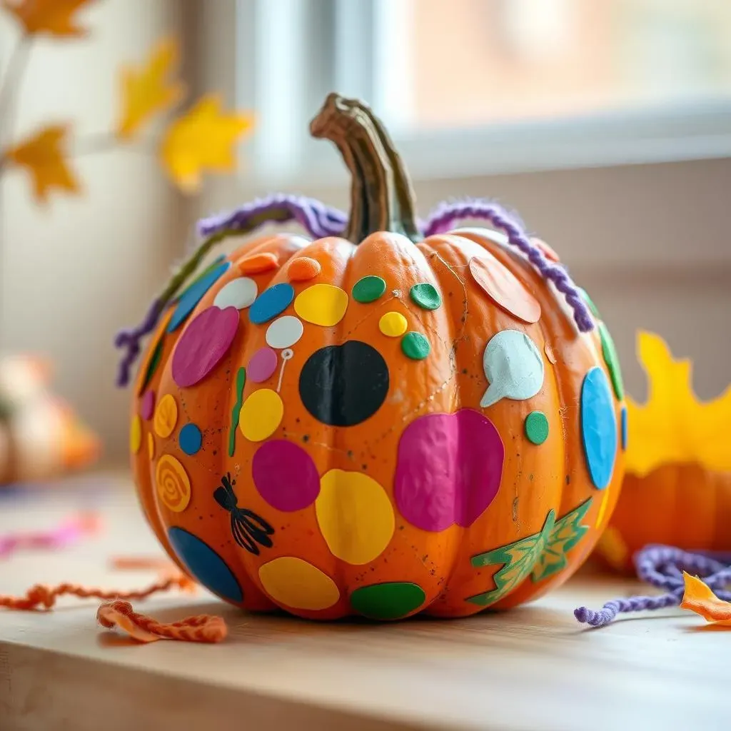 Easy NoCarve Pumpkin Ideas for Little Kids