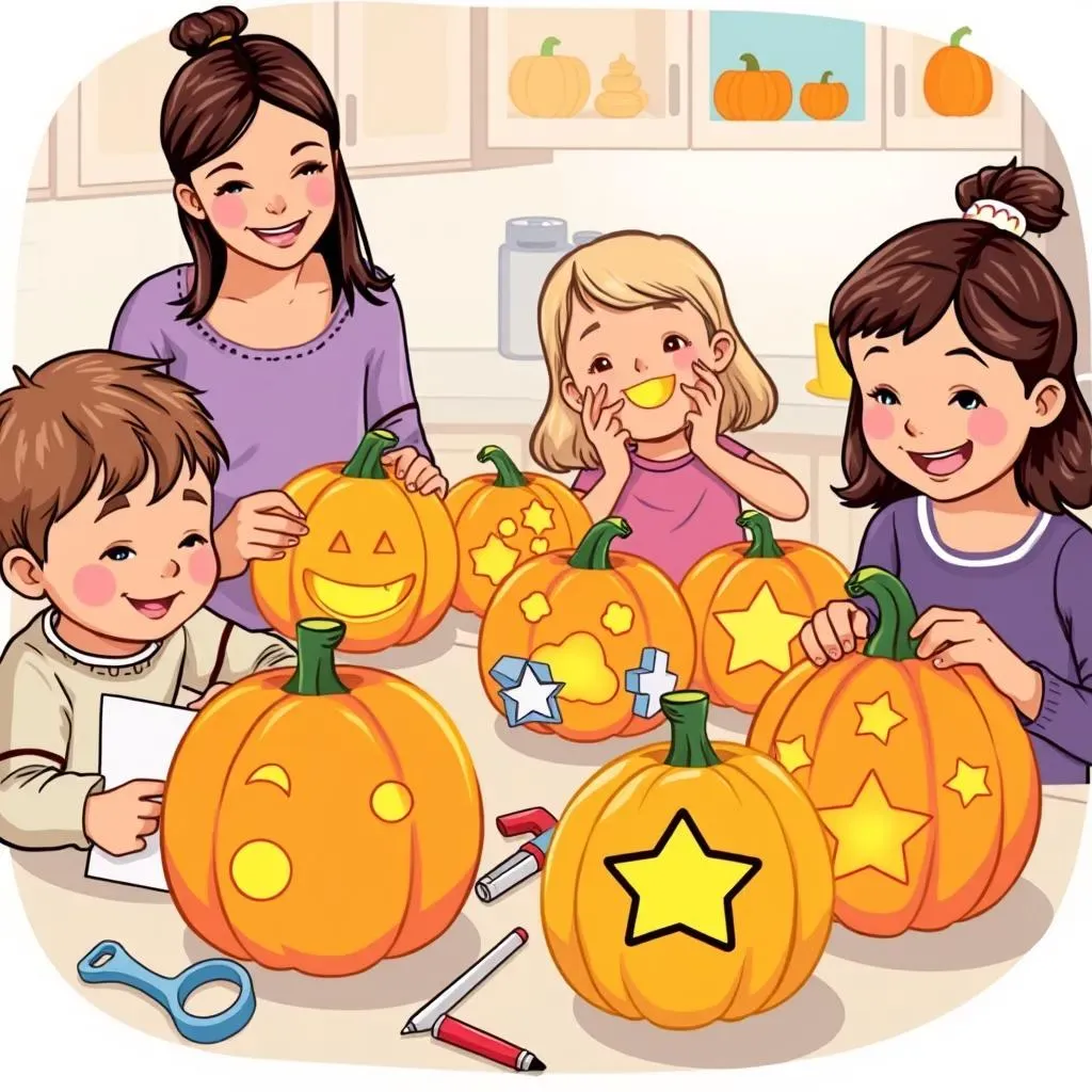Easy Pumpkin Carving Ideas for Kids: Simple & Safe Designs