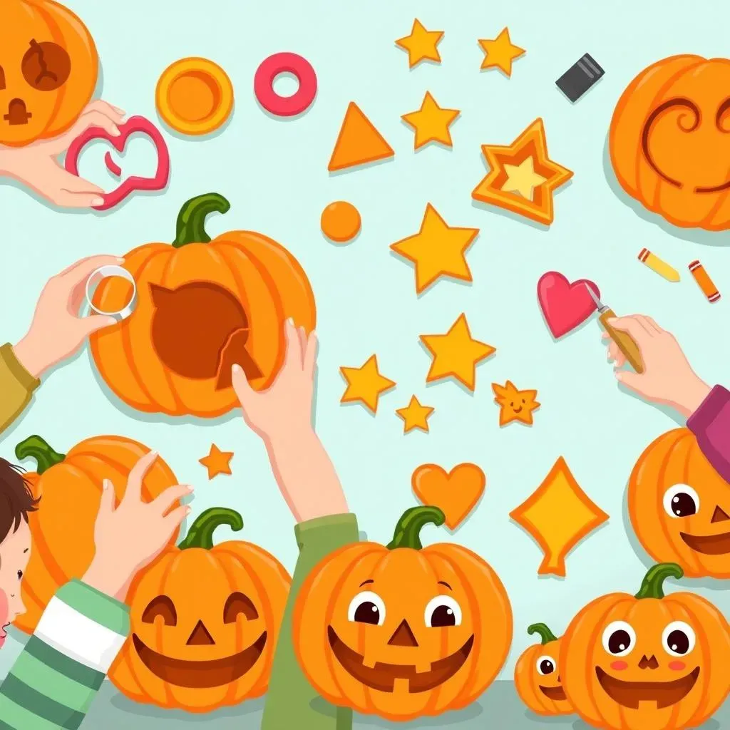 Easy Pumpkin Carving Ideas for Little Hands