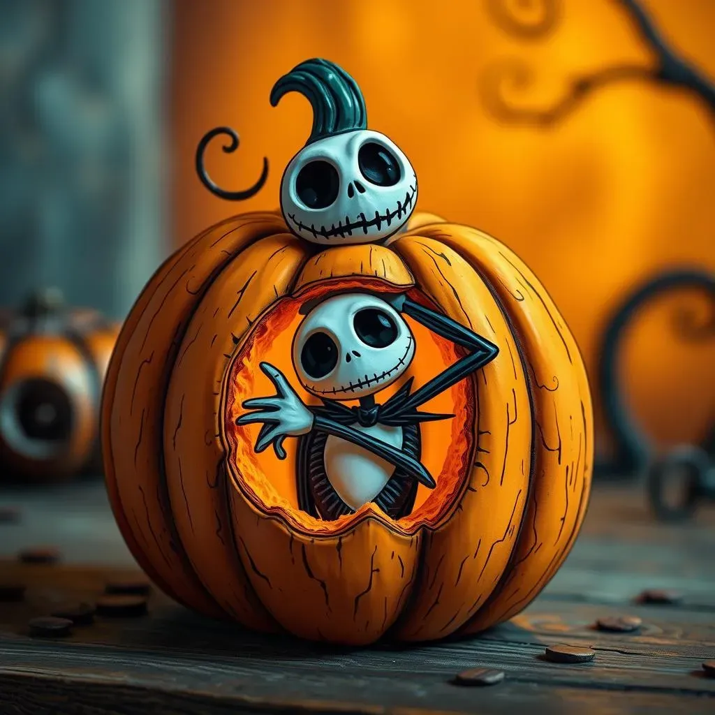 Easy Pumpkin Carving Ideas Nightmare Before Christmas: Amazing Designs