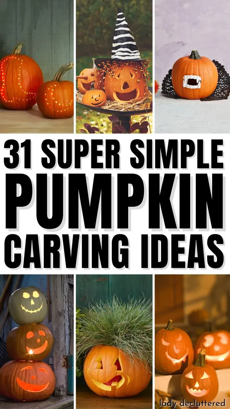 Amazing easy pumpkin carving ideas pinterest Selections