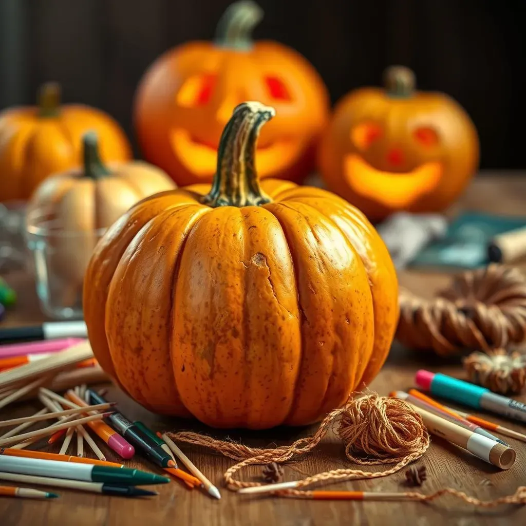 Easy Pumpkin Carving Ideas Using Toothpicks for Beginners