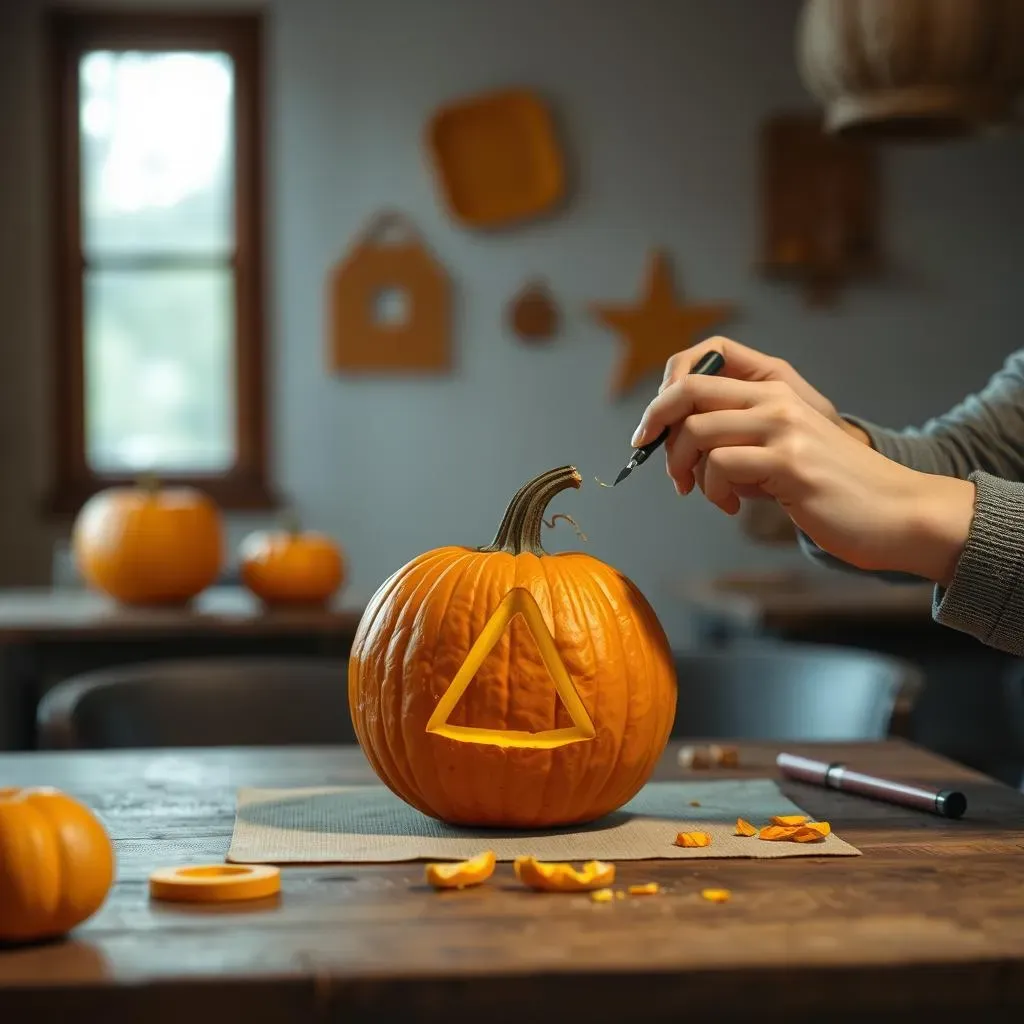 Easy Pumpkin Carving Pictures: Starting Simple