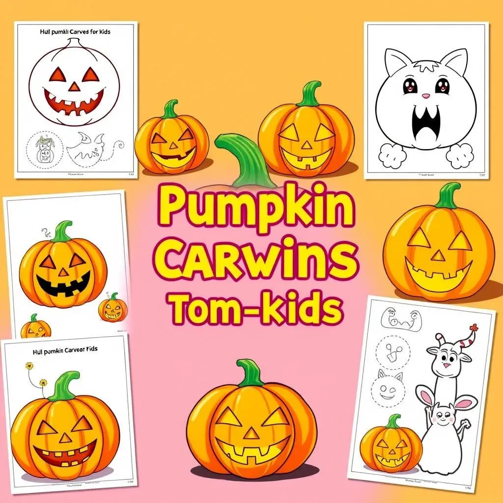 Awesome Easy Pumpkin Carving Templates for Kids