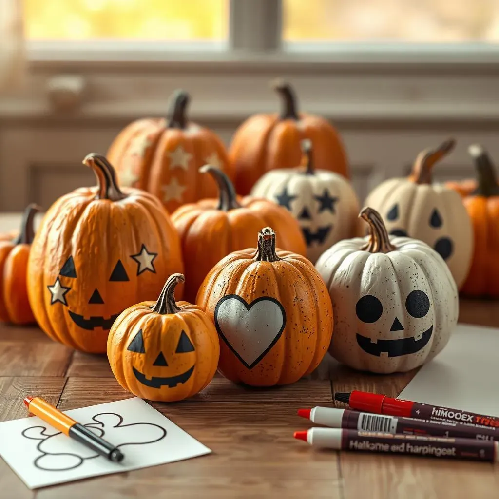 Easy Pumpkin Carving with Stencils: Cute Patterns