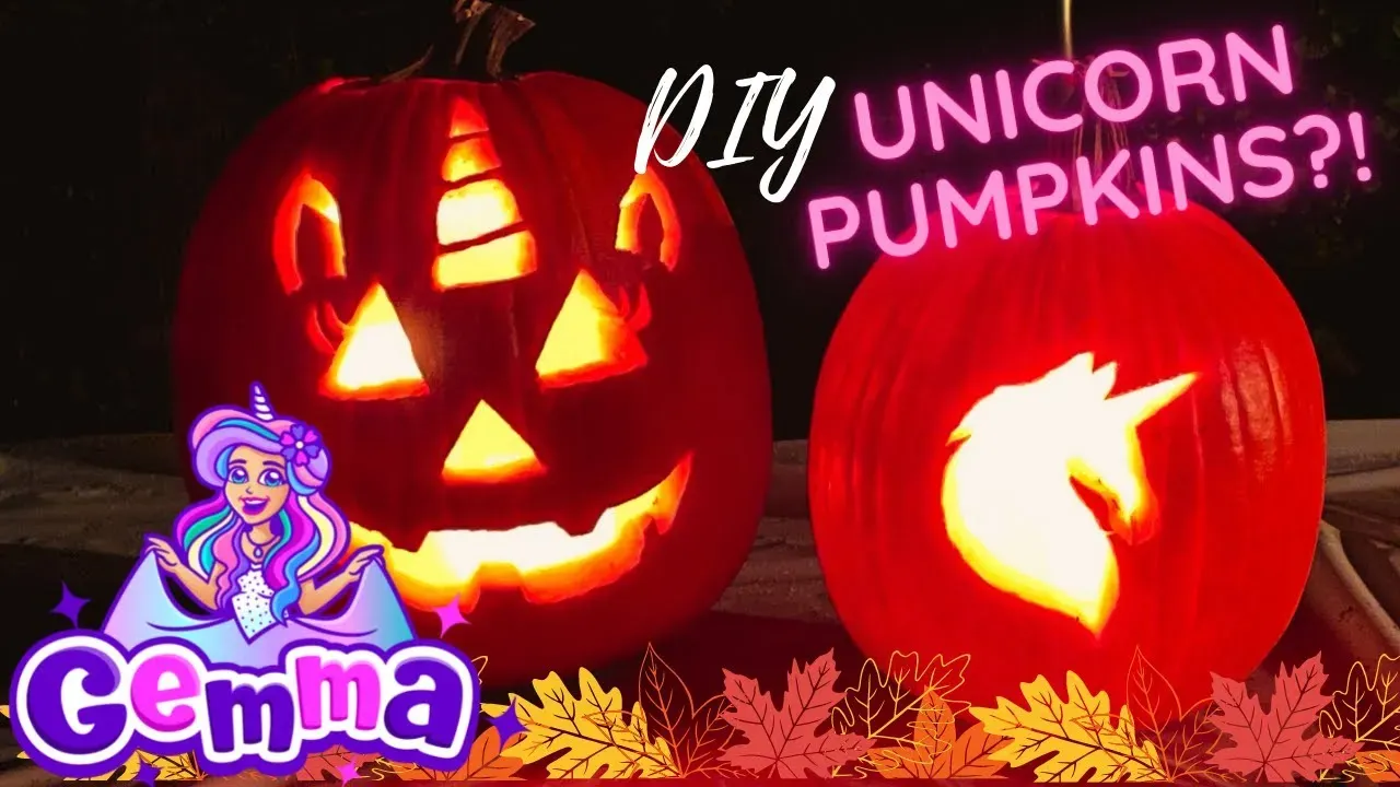 Magical easy unicorn pumpkin carving ideas