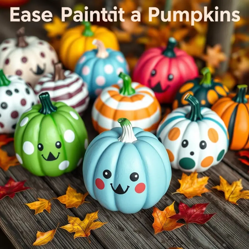 EasyPeasy Painted Pumpkins: Cute Designs for Everyone