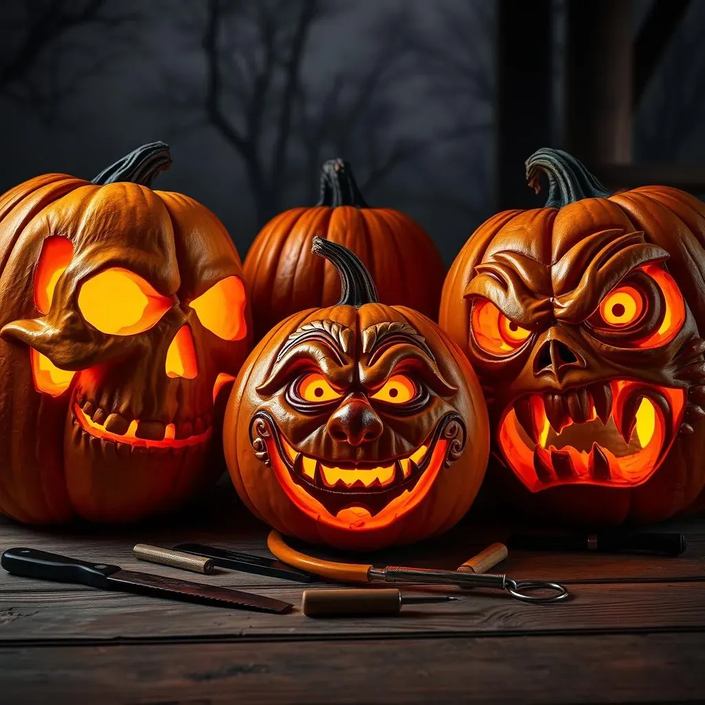 Elevate Your JackO'Lantern Game With Scary Pumpkin Carving Ideas