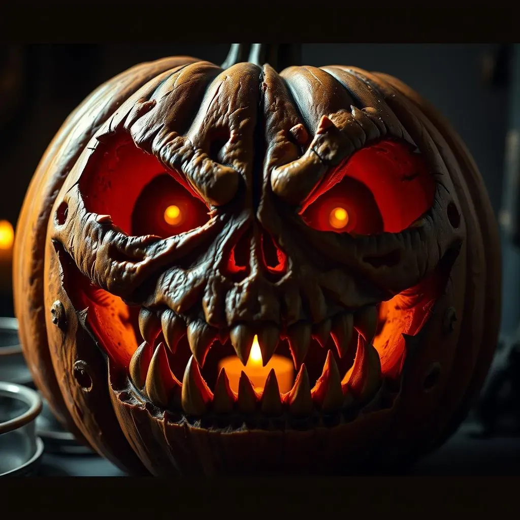 Embrace the Dark Side: Spooky Pumpkin Faces and Designs