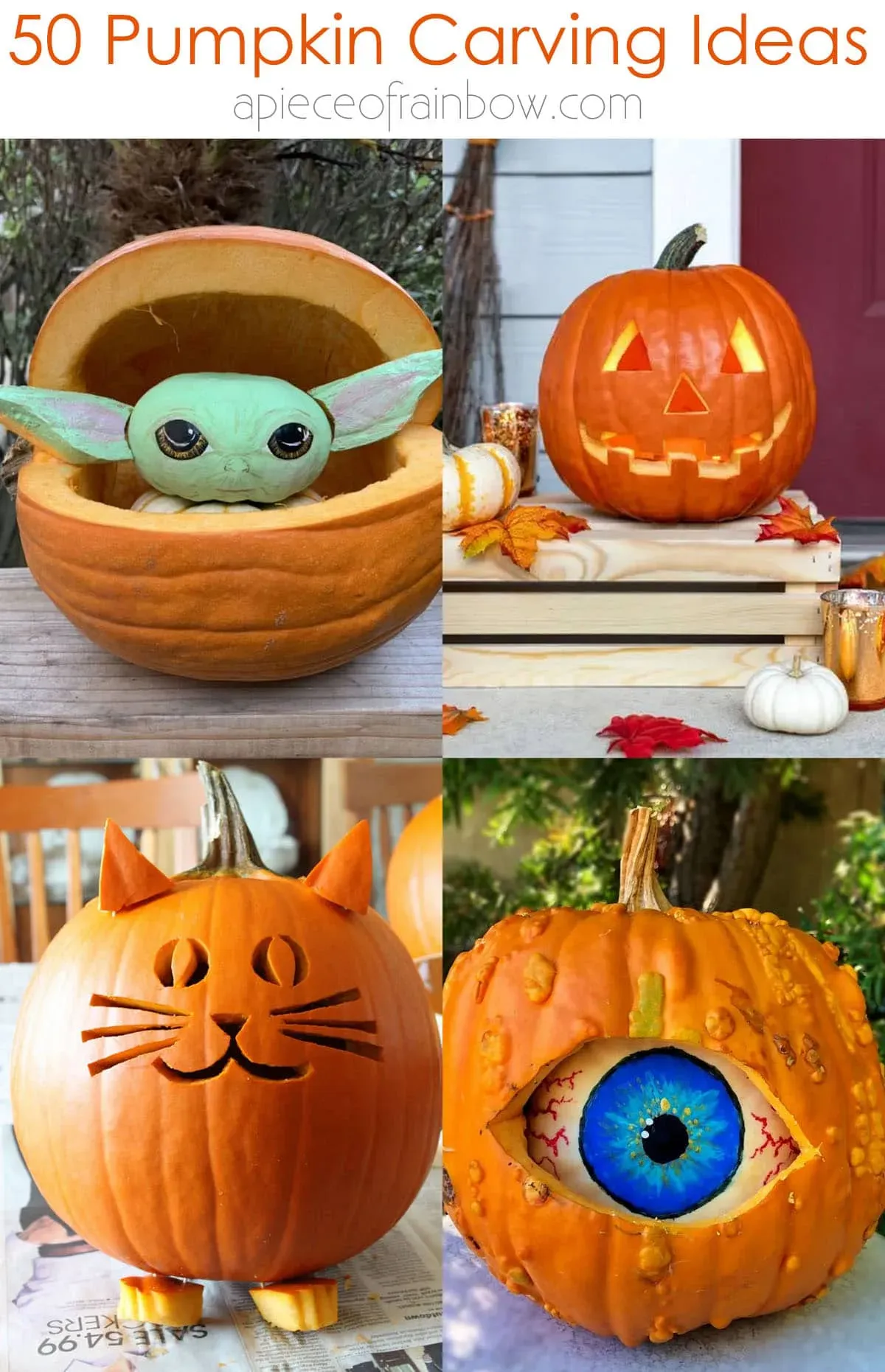 15 Impressive fast and easy pumpkin carving ideas