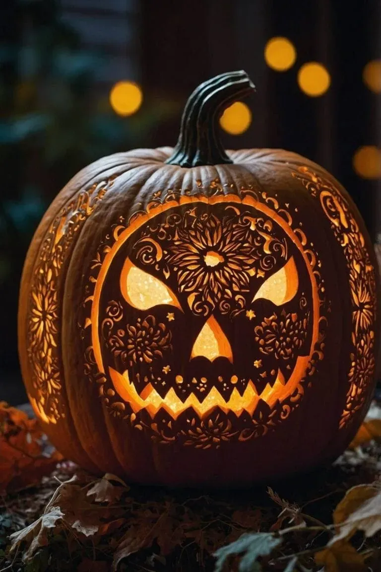 Finishing Touches and Making Your Easy Carved Pumpkin Last