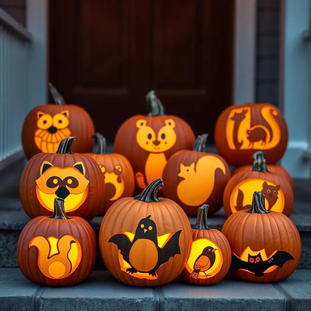 Free Animal Pumpkin Carving Templates for Halloween