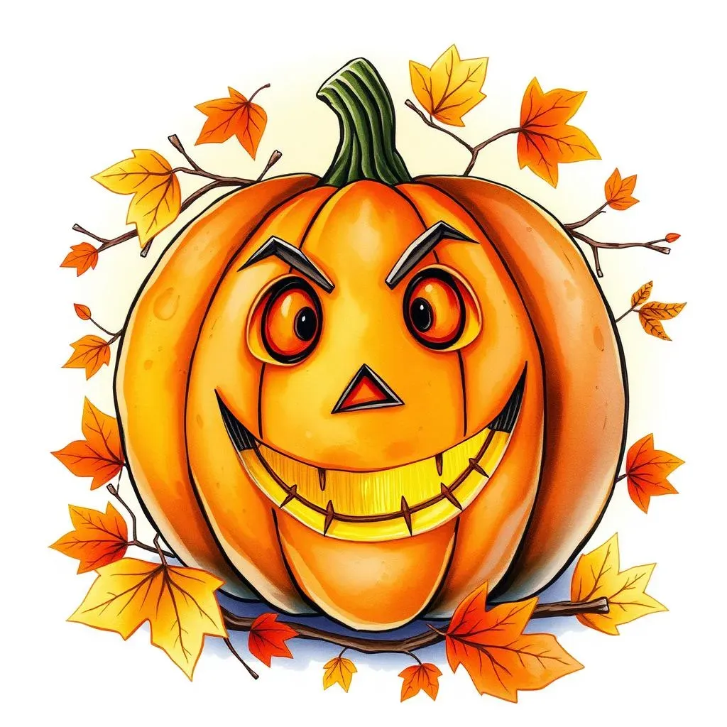 Freehand Faces: Easy Pumpkin Carving Ideas