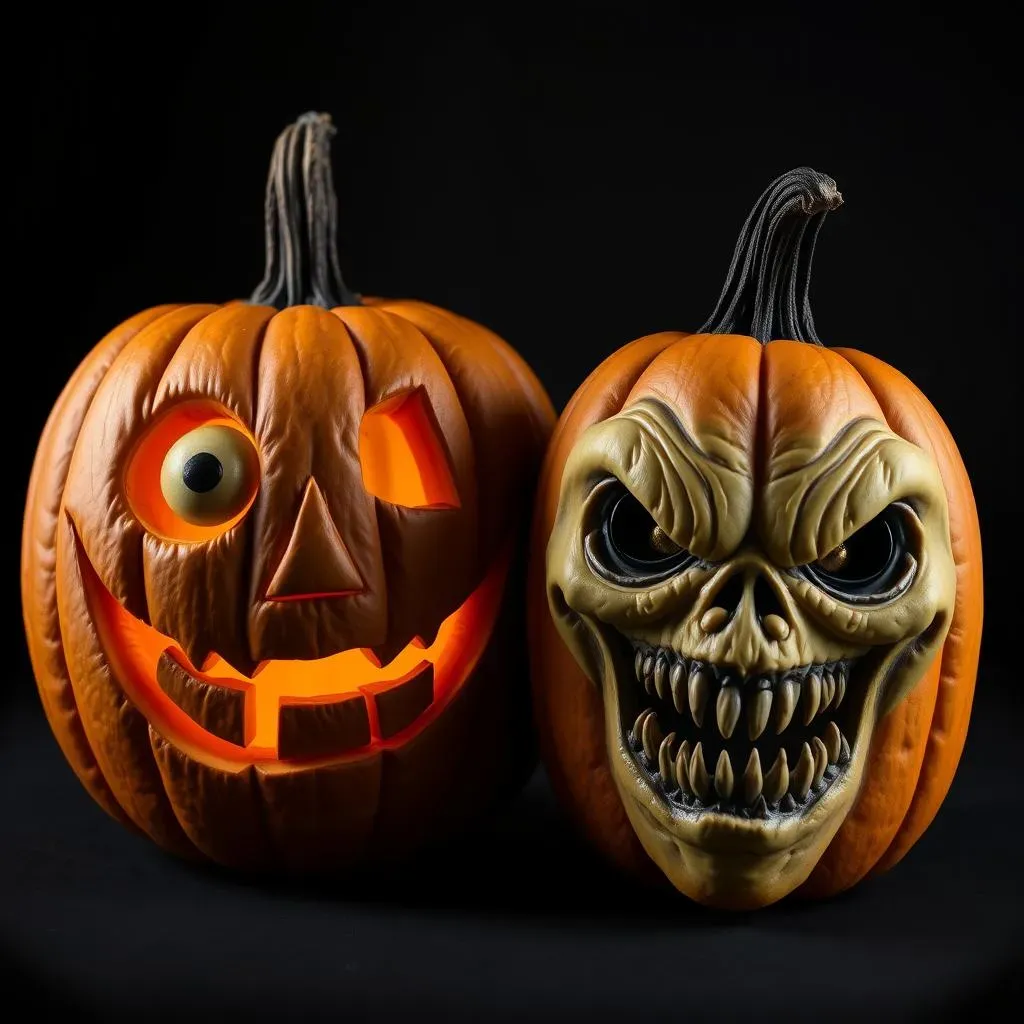 From Goofy to Ghastly: Simple but Cool Pumpkin Face Ideas