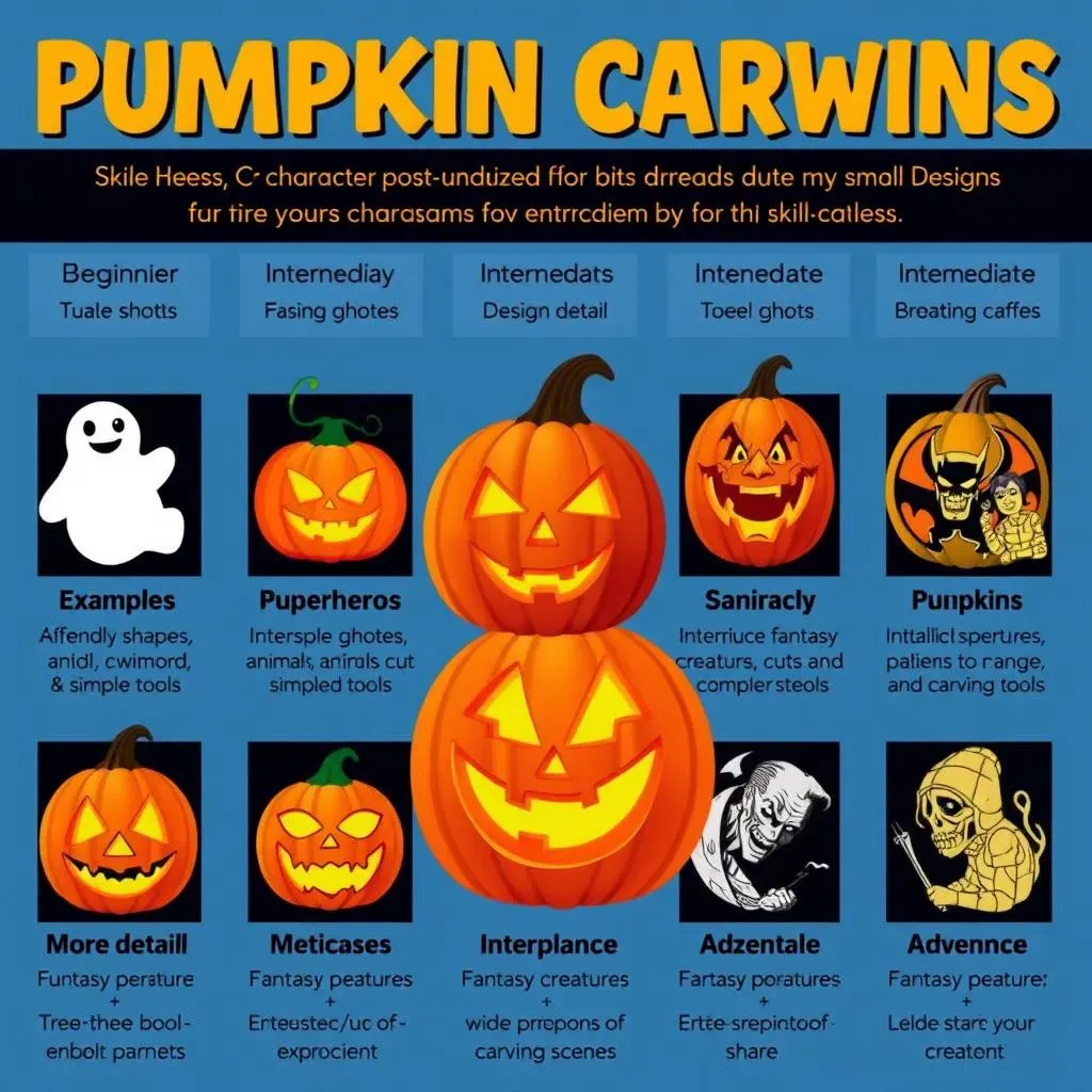 From Simple to Spectacular: CharacterThemed Pumpkin Carving Ideas for All Skill Levels