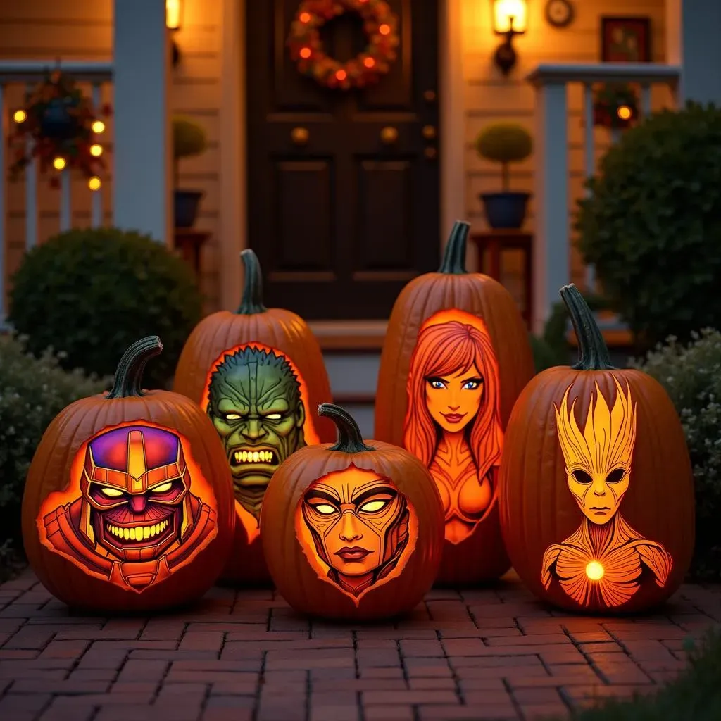 From Thanos to Groot: Mastering Marvel Character Pumpkin Designs