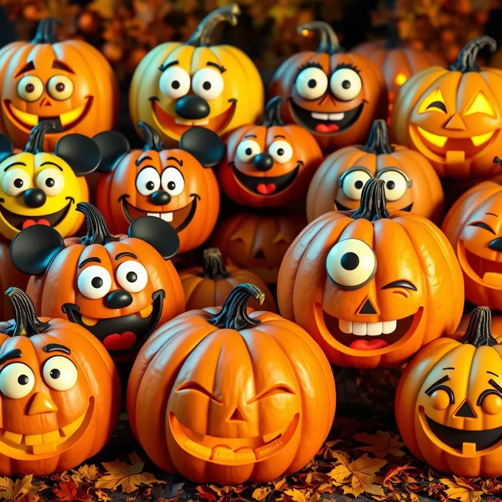 Funny Faces & Goofy Grins: Creative Pumpkin Designs