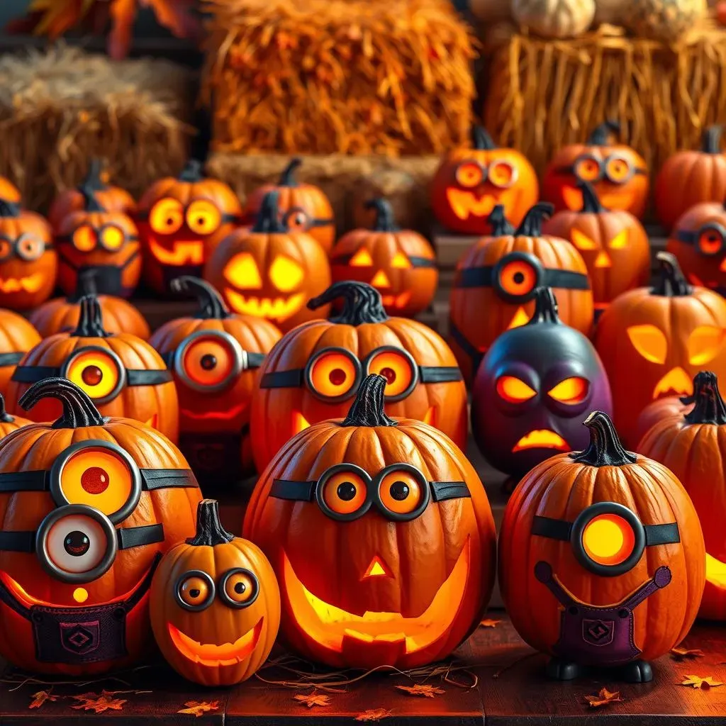 Gallery of Adorable Minion Pumpkin Carving Ideas