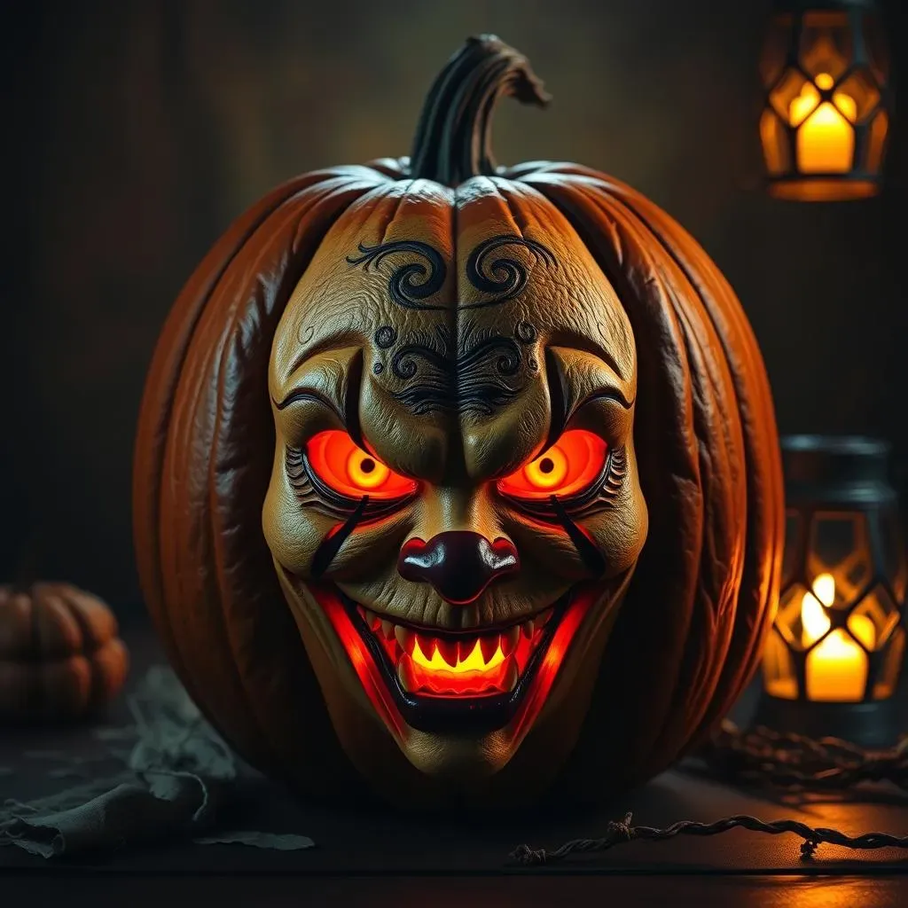 Gallery of Ghoulish Delights: SpineChilling Scary Pumpkin Carving Pictures