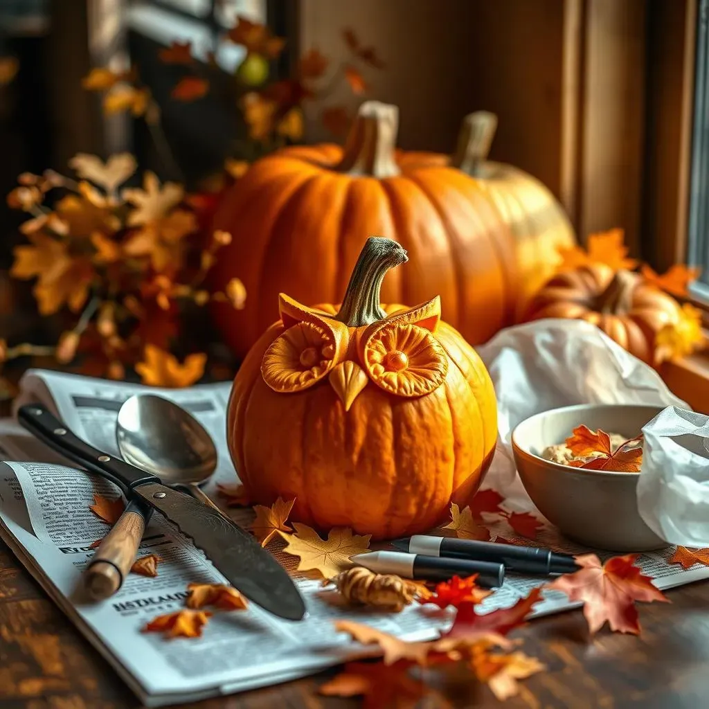 Gather Your Gear for Easy Owl Pumpkin Carving