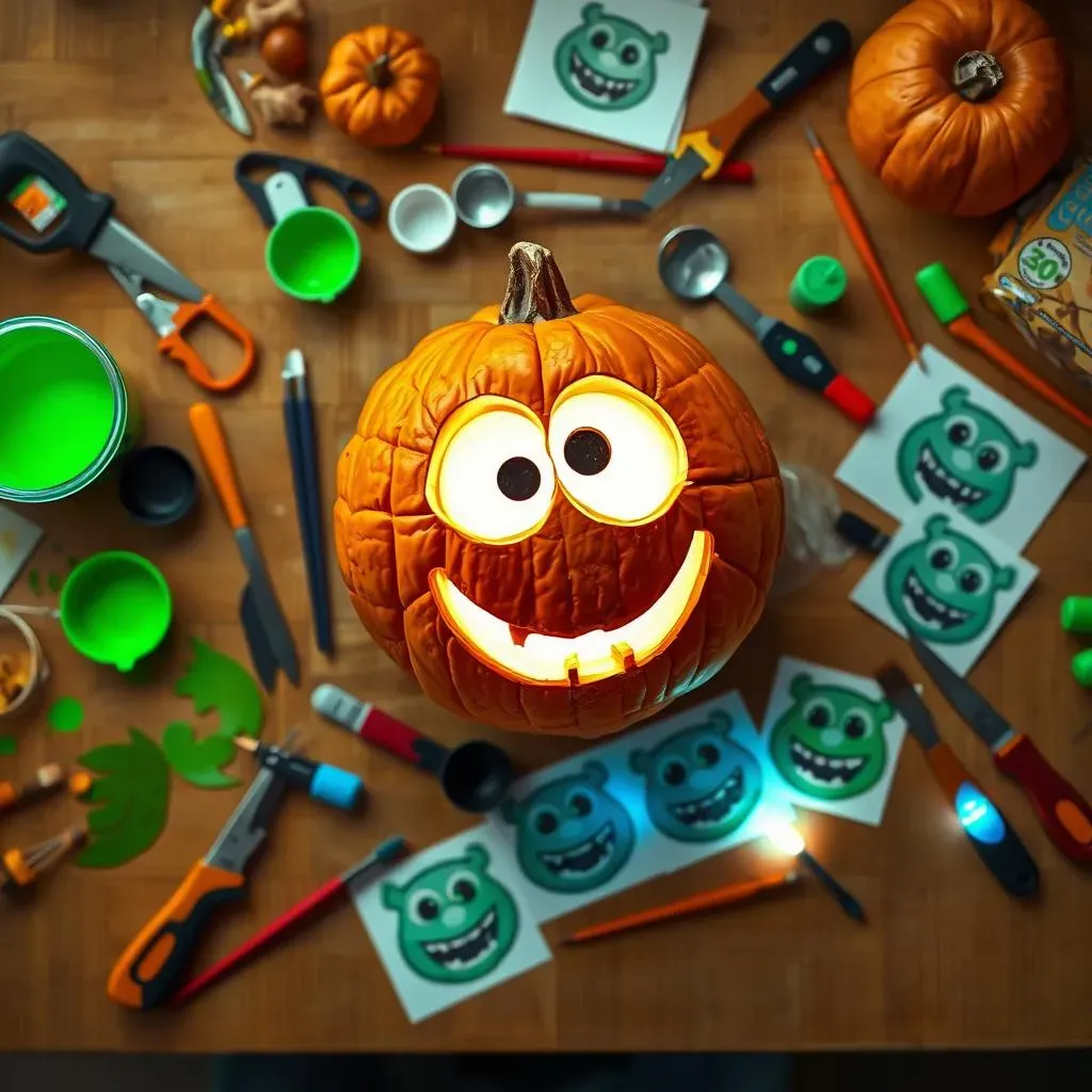 Gathering Your Monstrously Fun Supplies for Mike Wazowski Pumpkin Carving