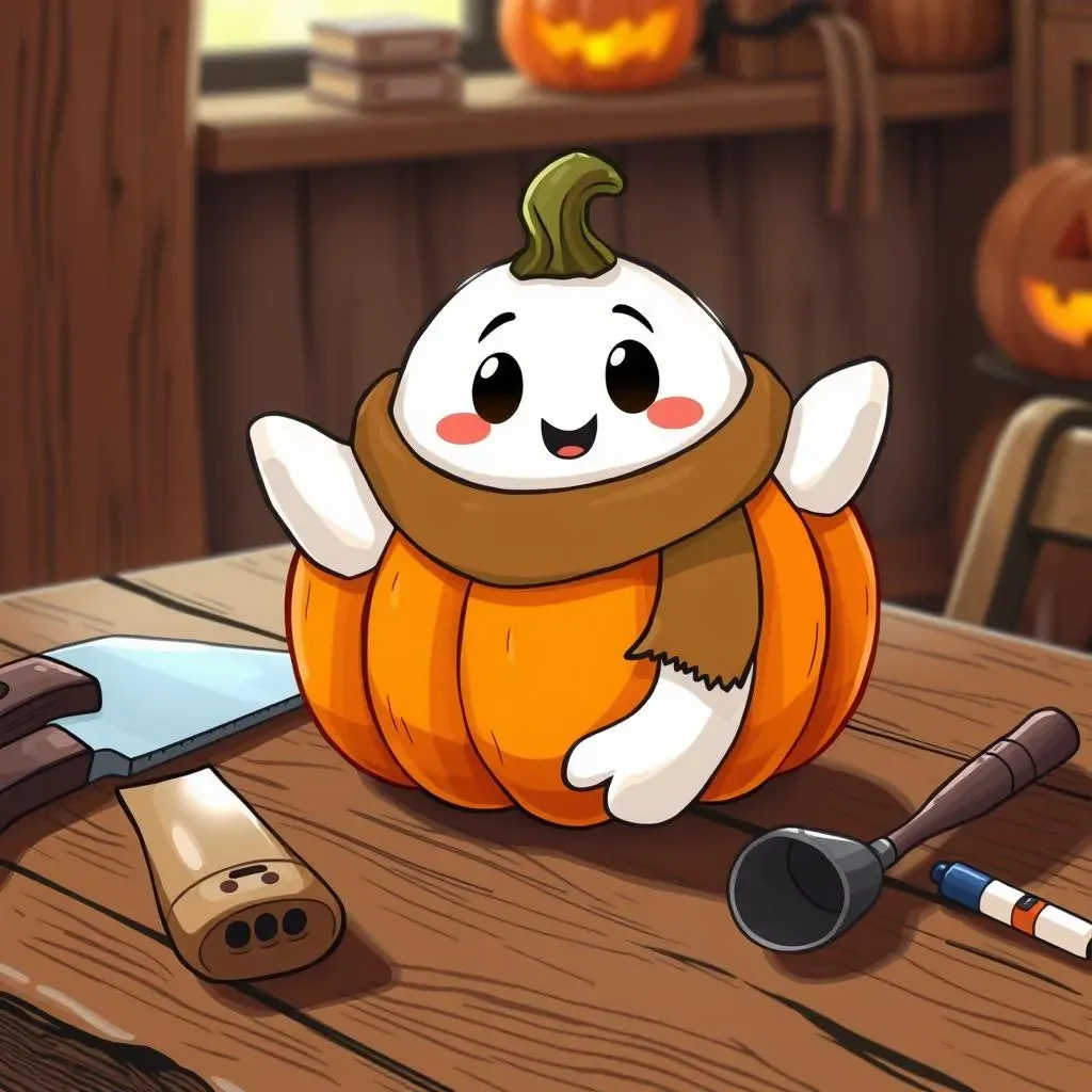 Getting Started with Your Cute Ghost Pumpkin