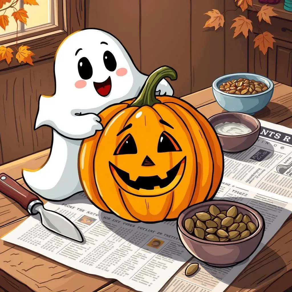 Getting Started with Your Ghostly Pumpkin: Easy Carving Tips