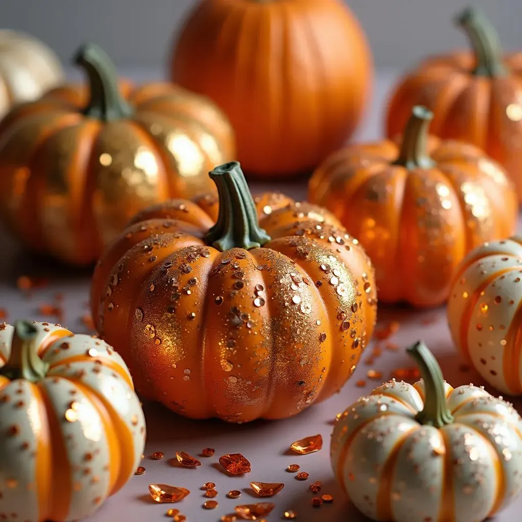 Glamorous Gourds: Embellishing Pumpkins with Sparkle and Shine (No Carving!)