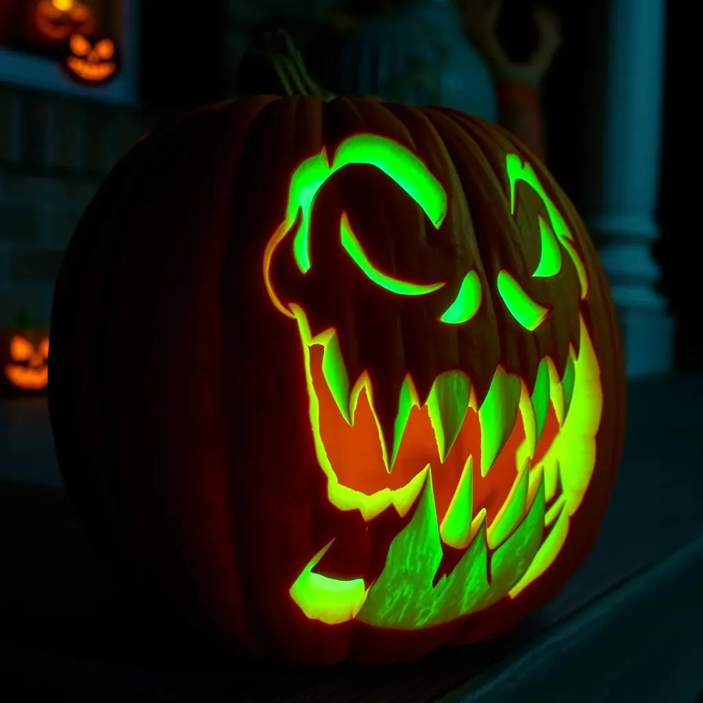 GlowintheDark Oogie Boogie: Elevate Your Pumpkin Carving with Lighting