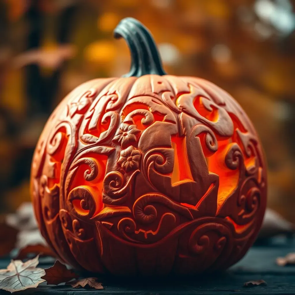 Amazing Halloween pumpkin carving for detailed designs