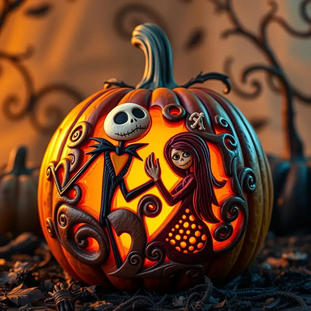 Amazing Halloween Pumpkin Carving Patterns Nightmare Before Christmas