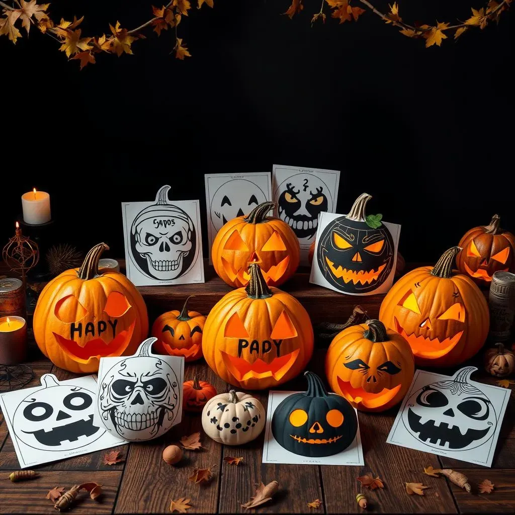 Awesome Halloween Pumpkin Carving Templates