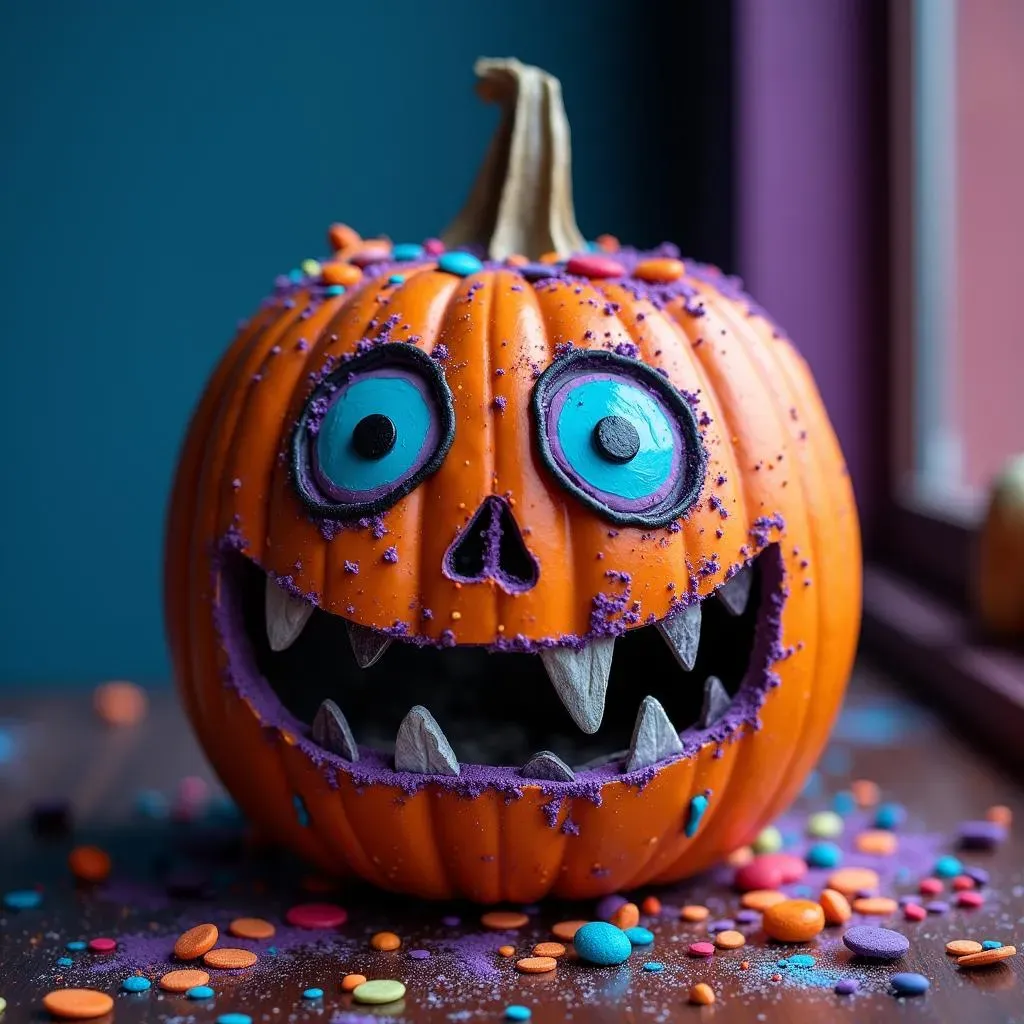 Amazing Halloween Pumpkin Decorating Ideas No Carving