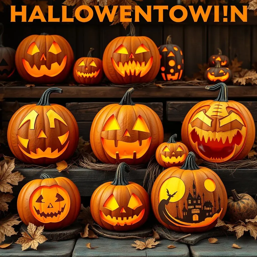 Halloweentown Pumpkin Carving Patterns and Templates