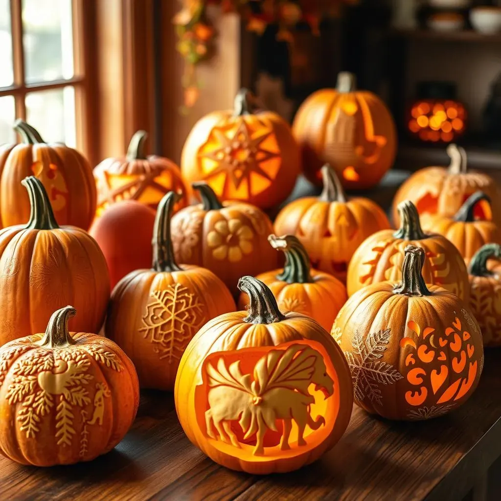 Awesome Holiday-Themed Pumpkin Carving Patterns