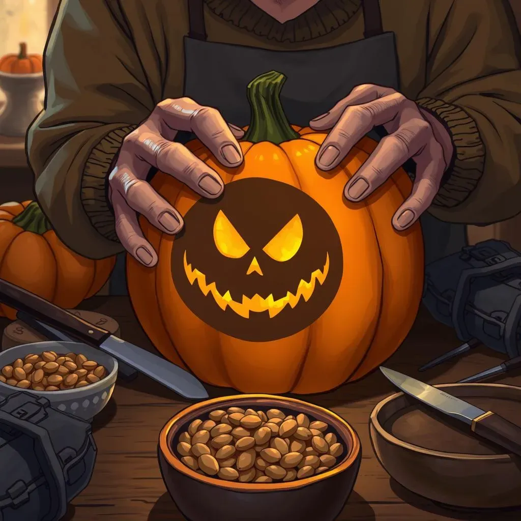 How to Use Halloween Pumpkin Carving Templates